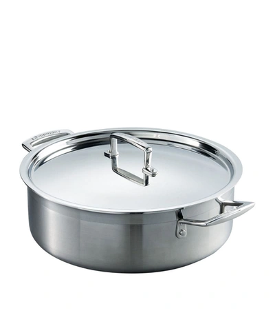 Le Creuset 3-ply Stainless Steel Sauté Pan (28cm) In Silver