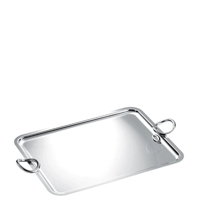 Christofle Vertigo Tray (43cm X 31cm) In Silver
