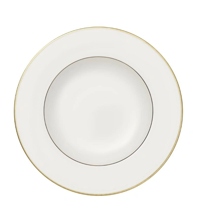 Villeroy & Boch Anmut Gold Deep Plate (24cm) In White