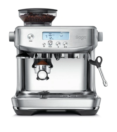 Sage Barista Pro Coffee Machine In Metallic