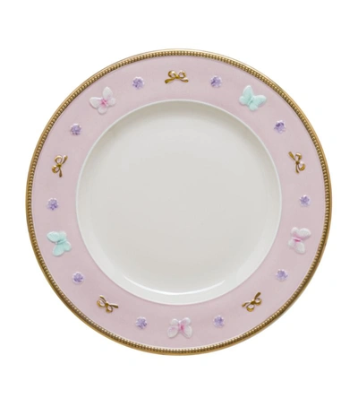 Villari Butterfly Lay Plate In Pink