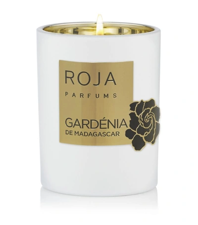 Roja Parfums Gardénia De Madagascar Candle (300g) In White