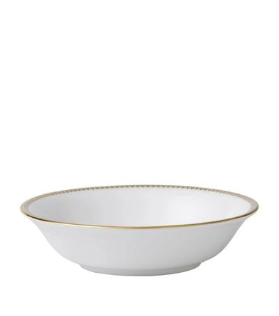 Wedgwood Lace Gold Cereal Bowl In White