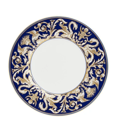 Wedgwood Renaissance Gold Plate (23cm) In Blue