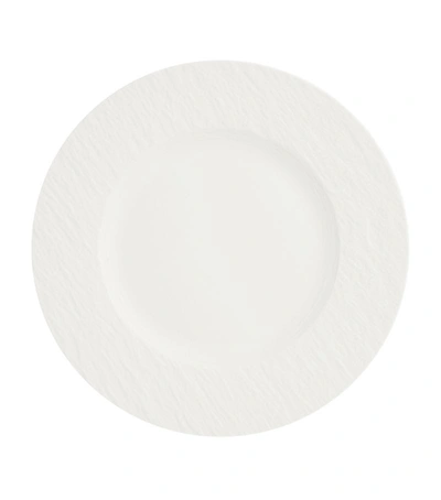 Villeroy & Boch Manufacture Rock Blanc Salad Plate (22cm) In White
