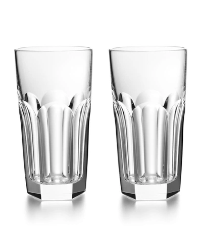 Baccarat Set Of 2 Harcourt 1841 Highball Glasses In Multi