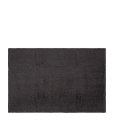 Hamam Pera Cotton Bath Mat (60cm X 95cm) In Grey