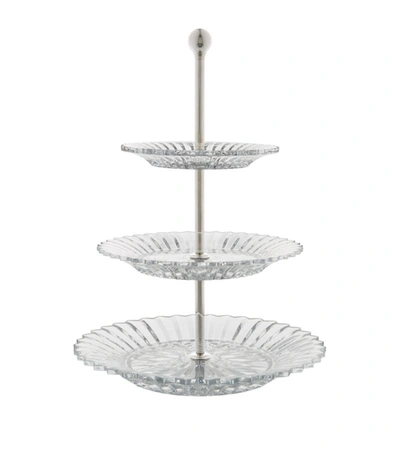 Baccarat Mille Nuits Tri Level Pastry Stand In Multi