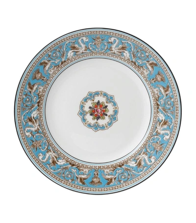 Wedgwood Florentine Turquoise Plate (23cm) In Blue