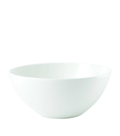 Wedgwood Gio Pattern Soup Bowl In White