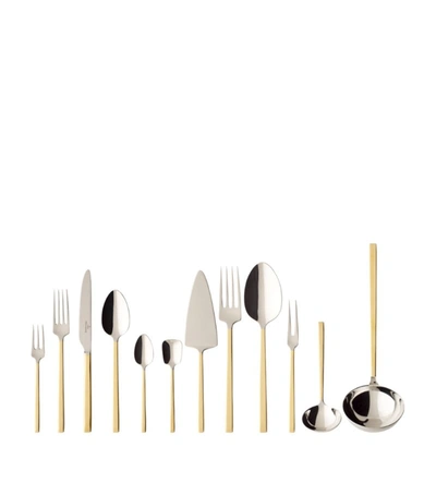 Villeroy & Boch La Classica Partially Gold Cutlery Set (70 Pieces) In Metallic
