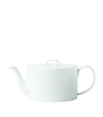 Wedgwood Gio Pattern Teapot In White
