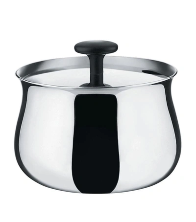 Alessi Silver Cha Sugar Bowl In Stainless Steel