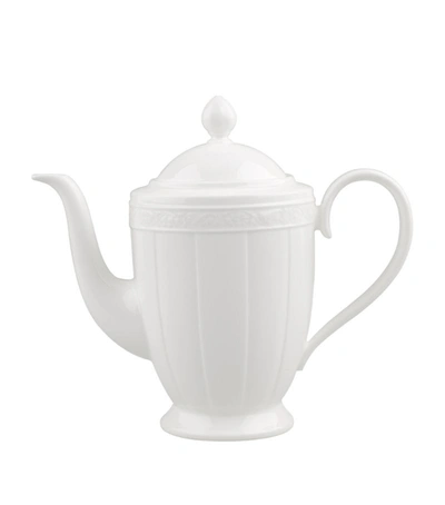 Villeroy & Boch White Pearl Coffee Pot (6-person)