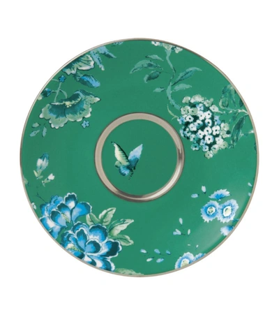 Wedgwood Chinoiserie Saucer In Green