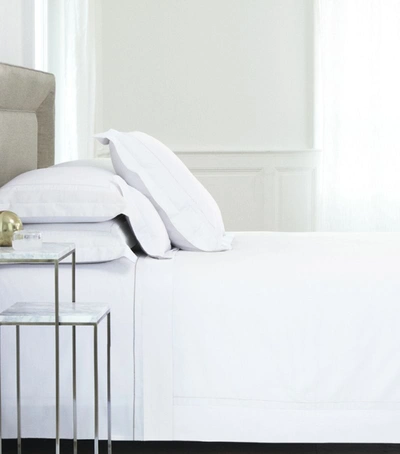 Yves Delorme Lutece Blanc Oxford Pillowcase (50cm X 75cm) In White
