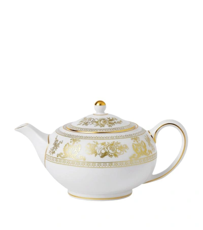 Wedgwood Gold Columbia Teapot In Multi