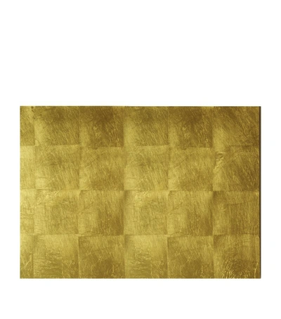 Posh Trading Company Gold Leaf Grand Placemat