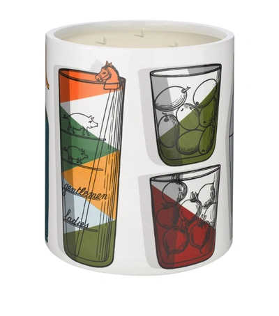 Fornasetti Medium Cocktail Scented Candle In Multi