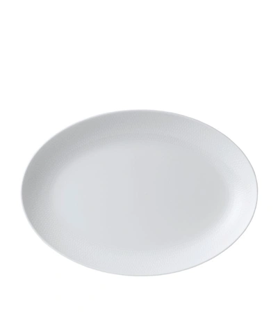 Wedgwood Gio Oval Platter (30cm X 21cm) In White