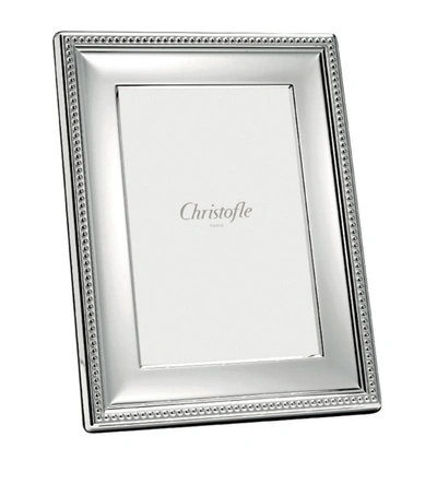 Christofle Perles Silver Plated Photo Frame (8" X 10")