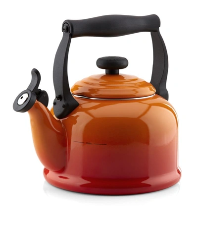 Le Creuset Volcanic Traditional Kettle In Orange