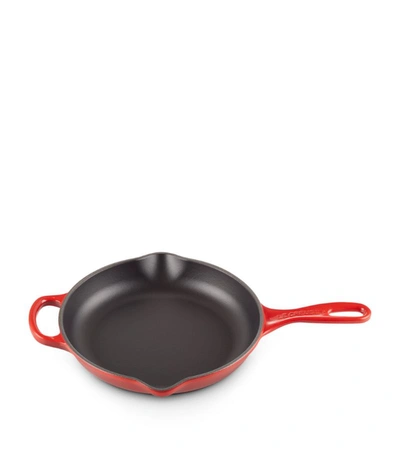 Le Creuset Signature Handle 6.3-inch Enamel Cast Iron Skillet In Cerise