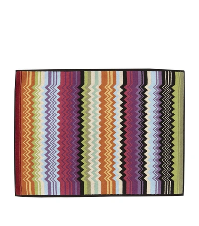 Missoni Giacomo Bath Mat (60cm X 90cm) In Orange