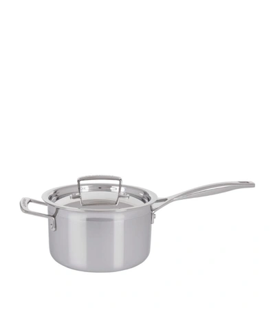 Le Creuset 3-ply Stainless Steel Saucepan (18cm) In Silver