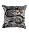Fornasetti Silk Cushion Peccato Originale In Multicolour