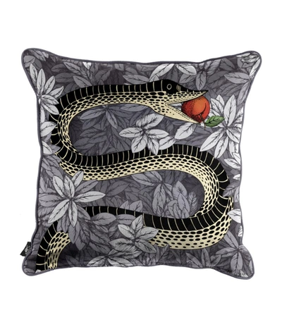 Fornasetti Silk Cushion Peccato Originale