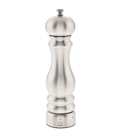 Peugeot Stainless Steel Paris Chef U'select Pepper Mill (22cm) In Metallic