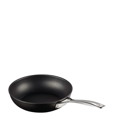 Le Creuset Toughened Non-stick Aluminium Deep Frying Pan (24cm) In Black