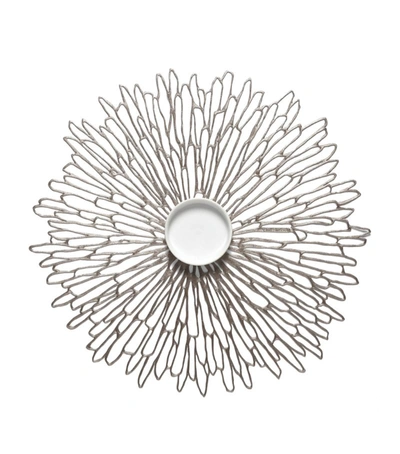 Chilewich Bloom Round Placemat In Metallic