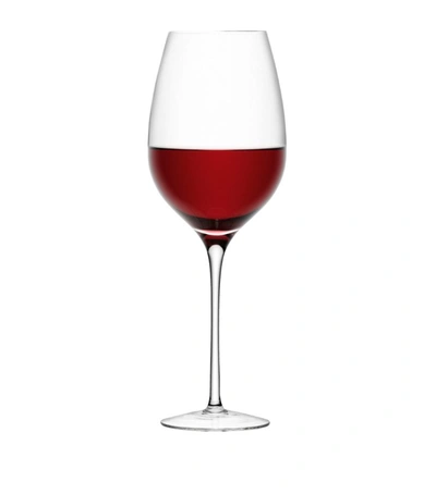 Lsa International Set Of 4 Red Wine Goblets (850ml) In Clear