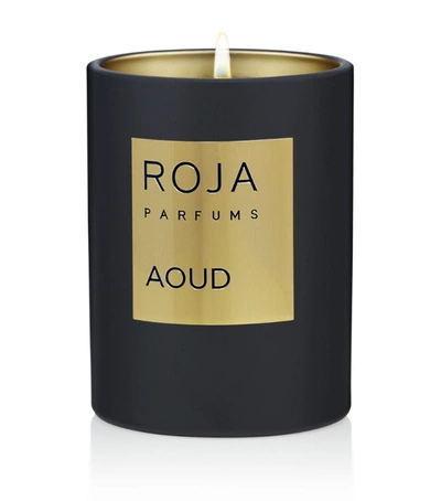 Roja Parfums Rdp Aoud 300g Candle In Black