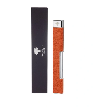 Baobab Collection Leather Lighter In Orange