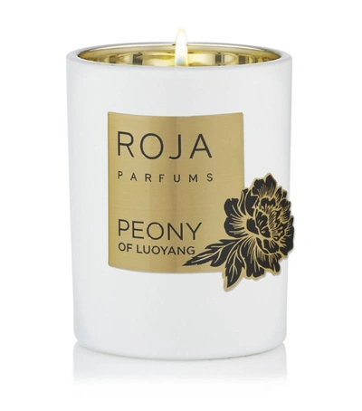 Roja Parfums Rdp Peony Of Luoyang Candle 300g In White