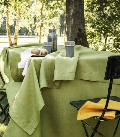 Alexandre Turpault Florence Tablecloth (170cm X 320cm) In Green