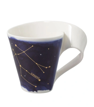 Villeroy & Boch Newwave Stars Gemini Mug In Blue