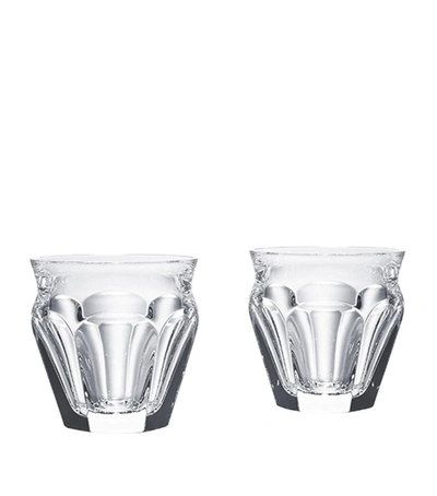 Baccarat Set Of 2 Harcourt Talleyrand Crystal Tumblers (230ml) In Clear