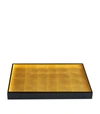 POSH TRADING COMPANY LARGE GOLD LEAF LONDON TRAY (40CM X 52CM),15886954