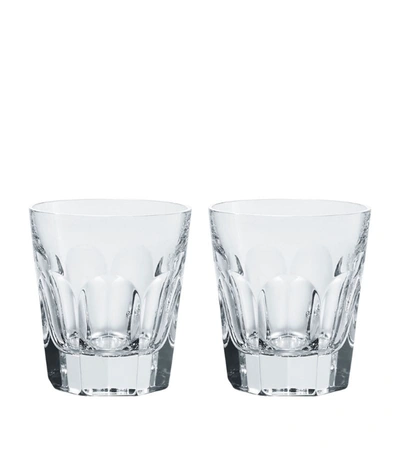 Baccarat Set Of 2 Harcourt 1841 Old Fashion 110 Tumblers In Clear