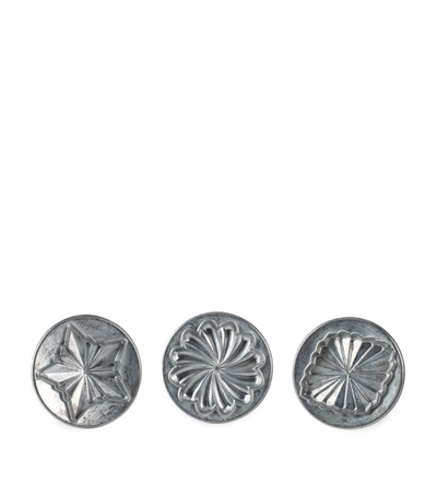 Nordicware Pretty Pleated Cookie Stamps In Silver