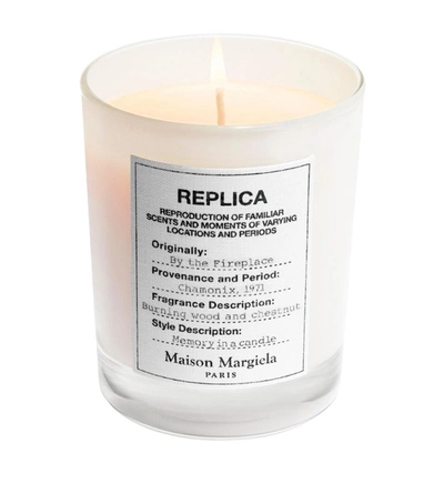 Maison Margiela 'replica' By The Fireplace Scented Candle 5.8 oz/ 165 G In White