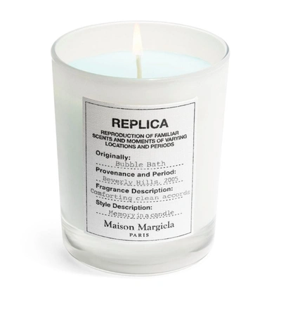 Maison Margiela Mm Replica Bubbles Candle 20 In White