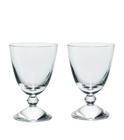 Baccarat Vega Water Glass 2-piece Set In Multi