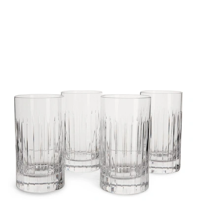 Soho Home Set Of 4 Roebling Highball Glasses (350ml) In Clear