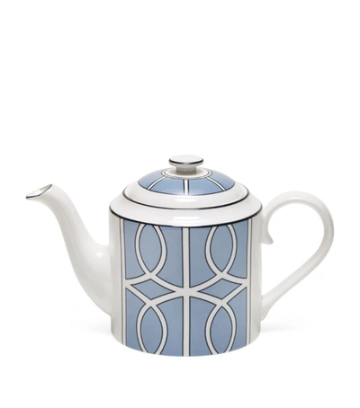 O.w.london Loop Cornflower Teapot In Blue