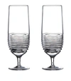 WATERFORD SET OF 2 MIXOLOGY CIRCON HURRICANE GLASSES (415ML),16366381